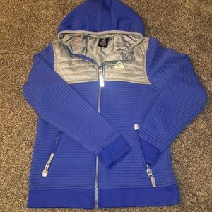 Girls Gerry Purple & Silver Jacket Size M-10/12